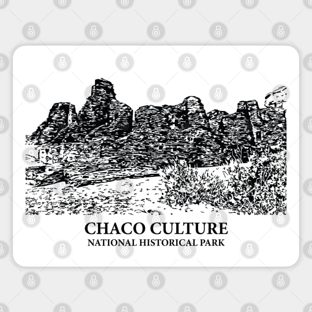 Chaco Culture National Historical Park Magnet by Lakeric